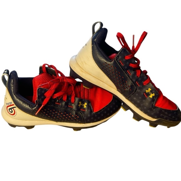 Under Armour Harper Boys Baseball Cleats Size 4Youth - Picture 11 of 11